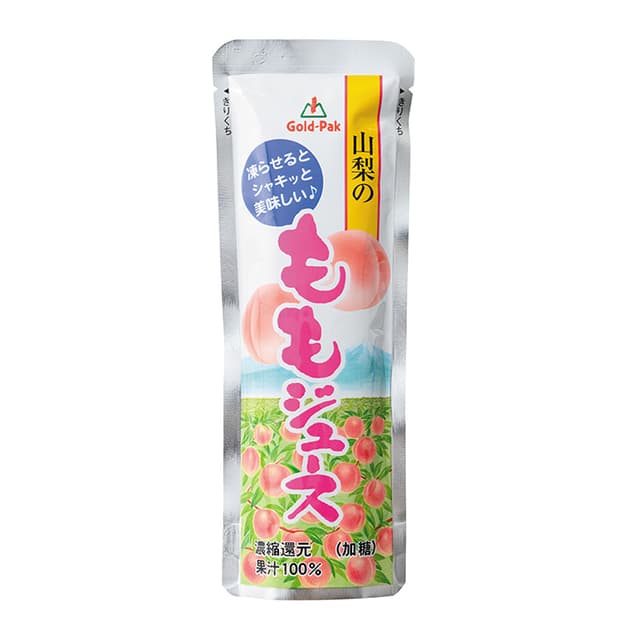 ゴールドパック　山梨のももジュース