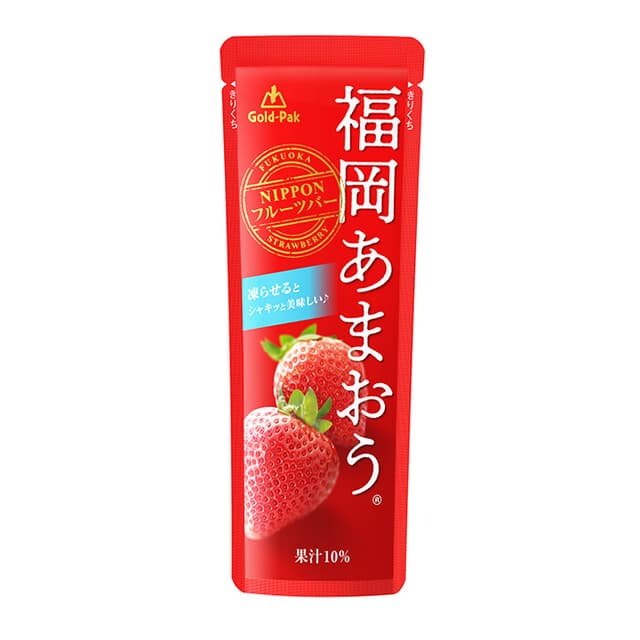 ゴールドパック　果実系パウチ　福岡あまおう