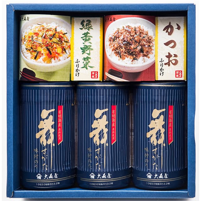 大森屋　味付卓上のり・ふりかけ詰合せ